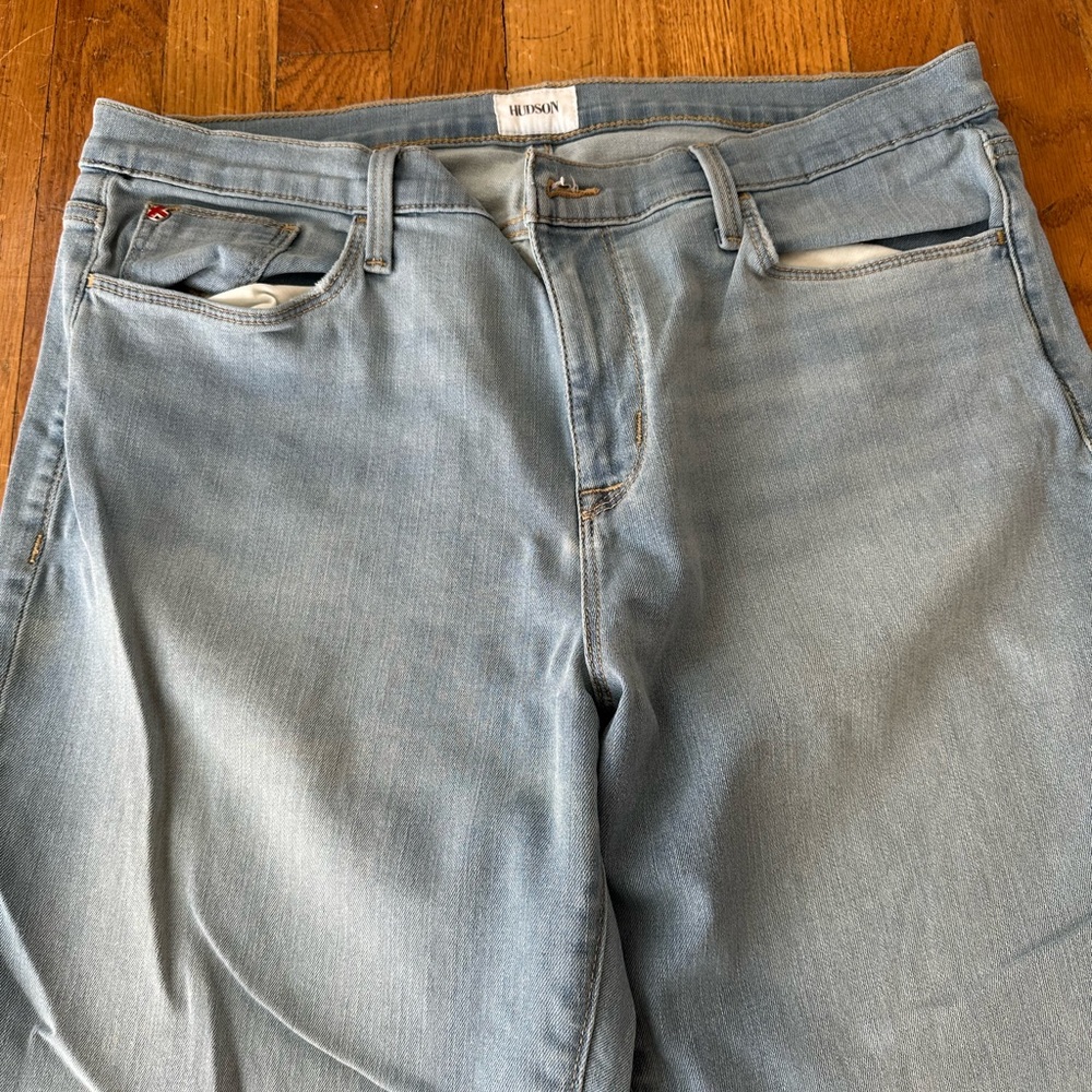 Hudson Jeans Women's Light Blue Boyfriend Denim